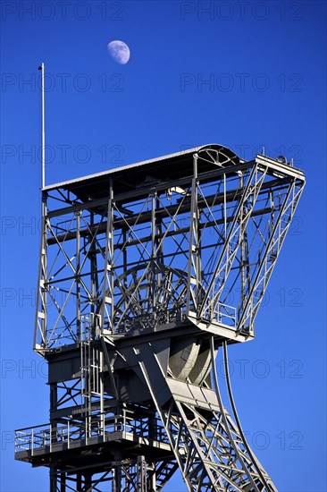 Pithead with moon