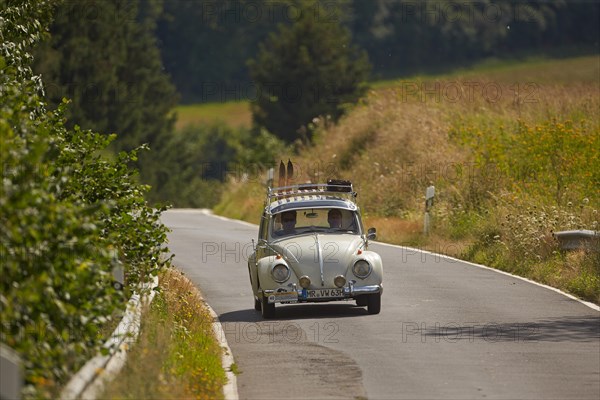 Vintage car rally ADAC Mittelrhein-Classic 2016 VW Beetle 1200