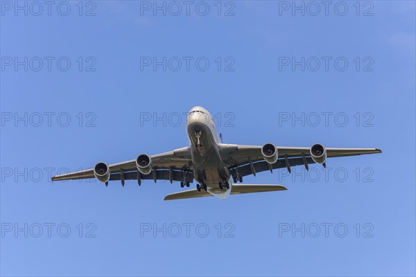 Lufthansa Airbus A 380-800 at take-off