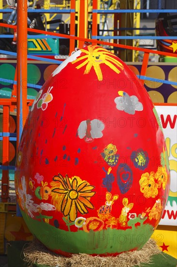 Colorful easter egg