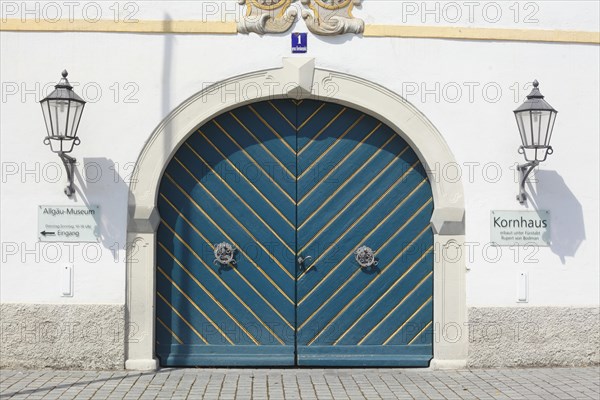 Old wooden door on Kornhaus