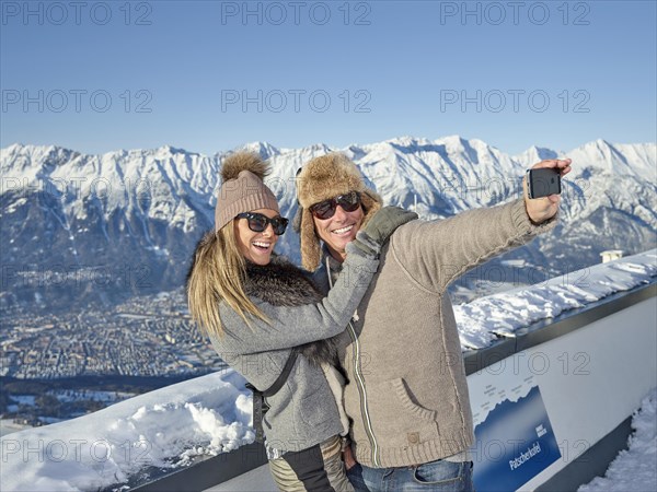 Couple photographing