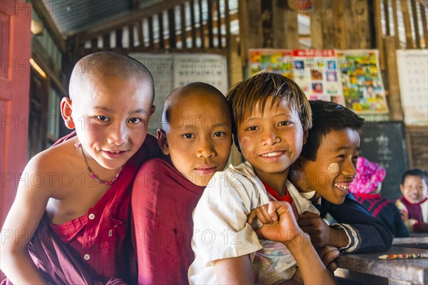 School children at school