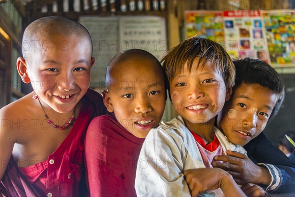 School children at school