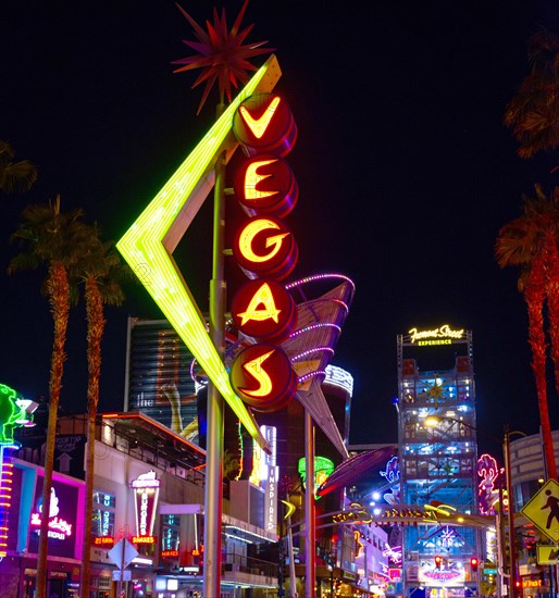 Neon neon signs at night