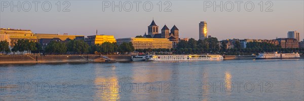 Konrad-Adenauer-Ufer on Rhine