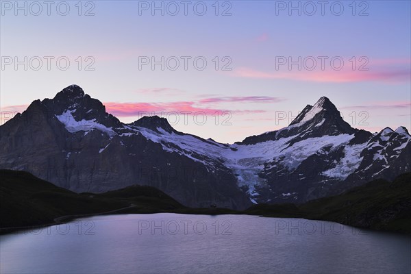 Early morning at Bachalpsee lake