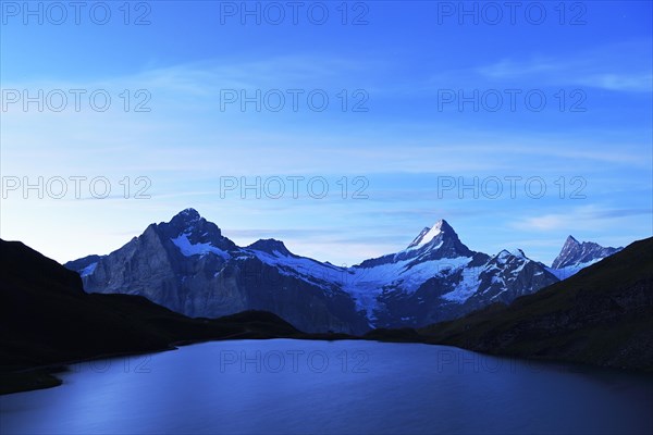 Early morning at Bachalpsee lake