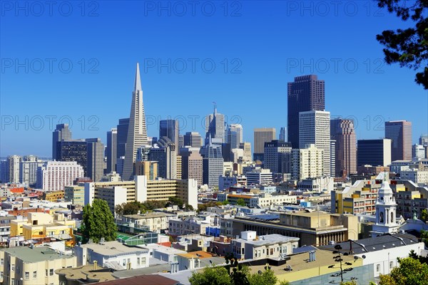 City centre and Transamerica Pyramid