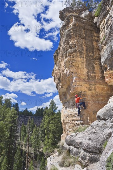 Man climbing