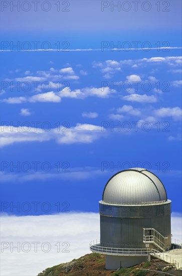 Astrophysical observatory on a rocky mound