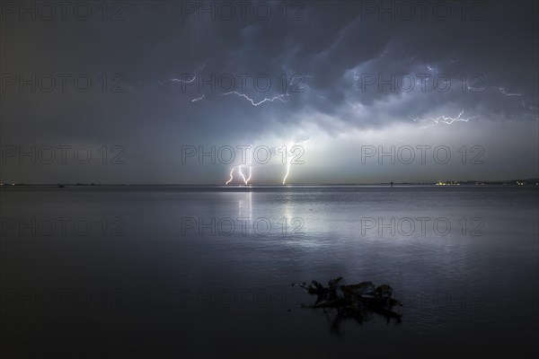 Thunderstorm with multiple thunderbolts