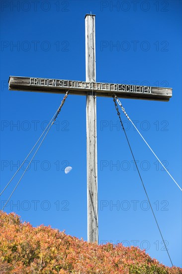 World Peace Cross on the Simmel in autumn