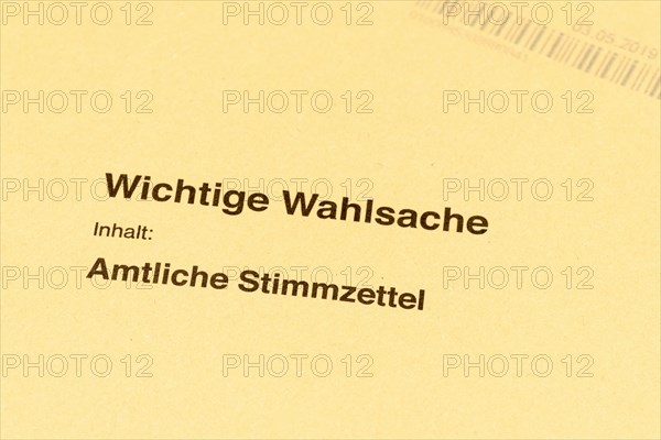 Election documents for the local elections