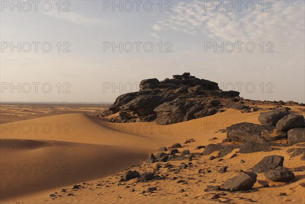 Sand dunes near Meroe