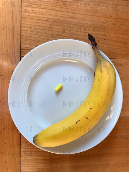 Banana and pill