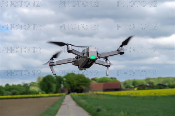 Drone during take-off