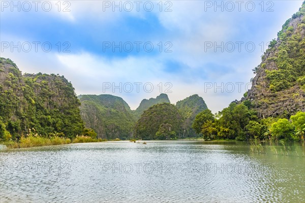 Forested limestone rocks