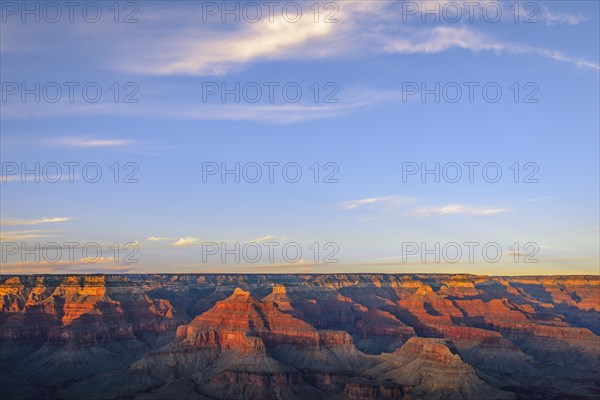 Gorge of the Grand Canyon at sunset