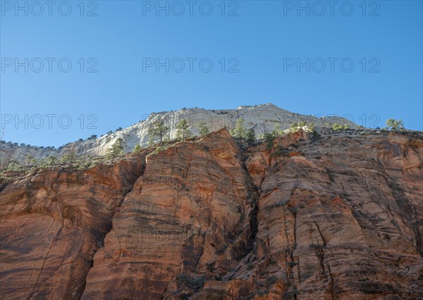 Red sandstone wall