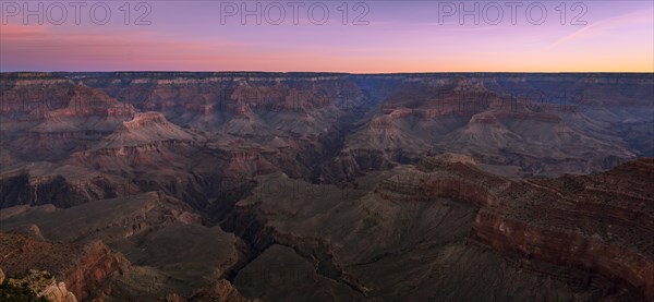 Gorge of the Grand Canyon at sunrise