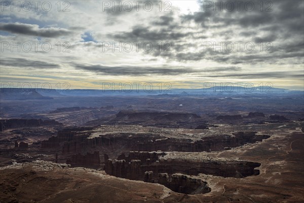 View of erosion landscape from Grand View Point Overlook