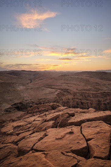 Sunset over Canyon