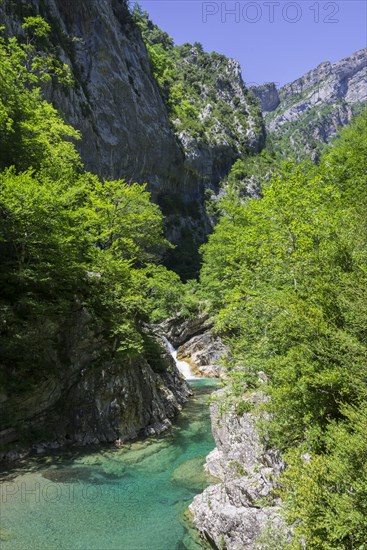 Canon de Aniscio with river Rio Bellos