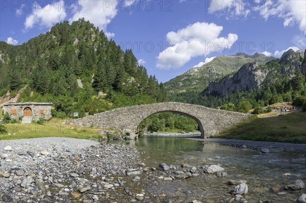 Romanesque stone bridge