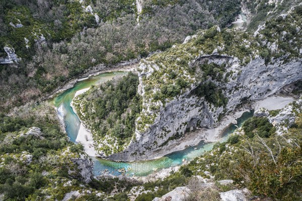 Verdon and Gorges du Verdon or Grand Canyon du Verdon