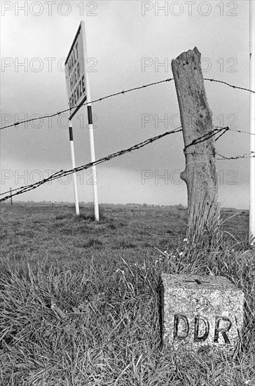 Open border between East and West Germany on Baltic coast