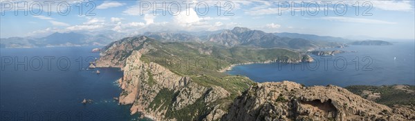 Coastal and mountain scenery