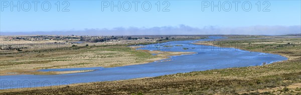 Mouth of the Orange River at Alexander Bay