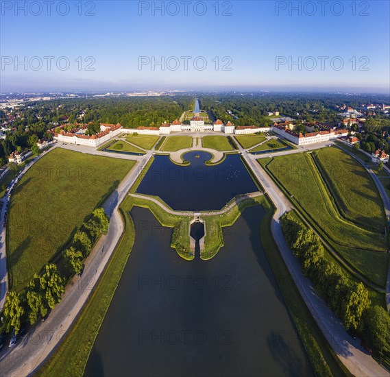 Castle Nymphenburg with castle park