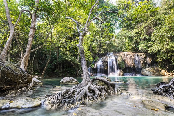 Waterfall in Erawan National Park