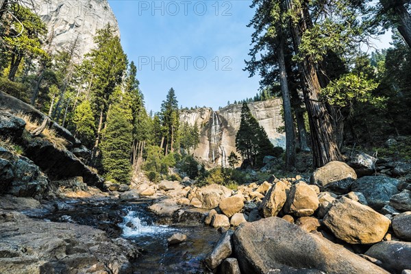 Merced River with Nevada Fall