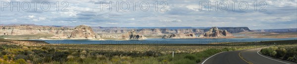 Road on Lake Powell