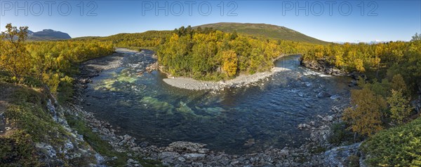 River bend in Abiskojokk