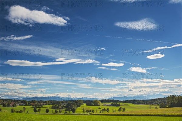 Foehn clouds over Alpine foothills