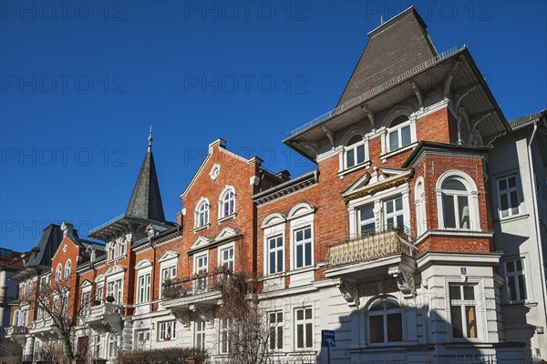 Classicist brick facade