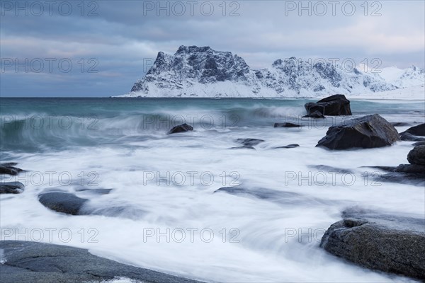 Coast in winter