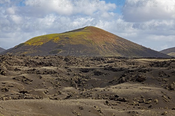 Hilly volcanic landscape