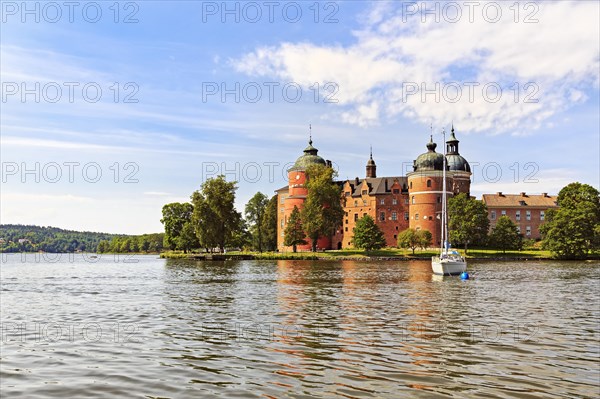 Gripsholm castle on lake Malaren