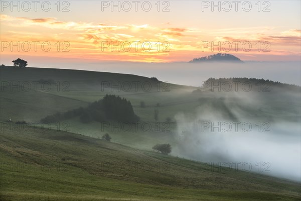 Early morning fog at the old post route