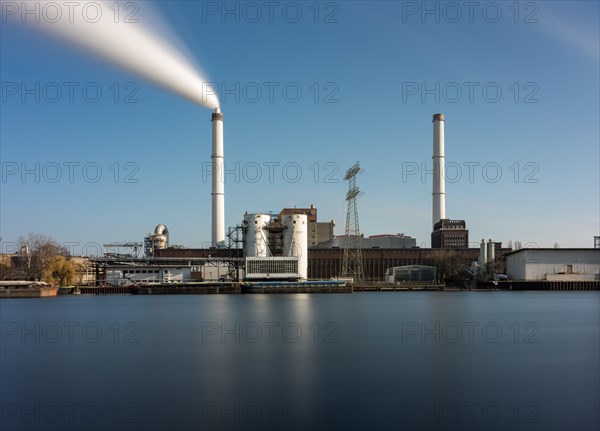 View over the Spree on the Klingenberg power plant