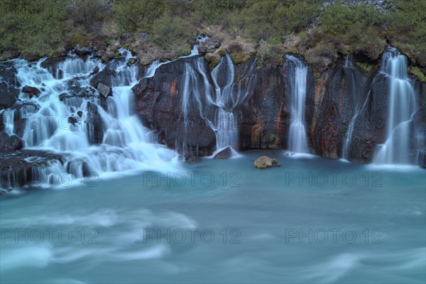 Hraunfossar Waterfall