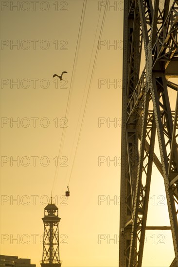 Torre Sant Sebastia of Port Vell Aerial Tramway