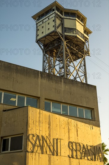 Torre Sant Sebastia of Port Vell Aerial Tramway