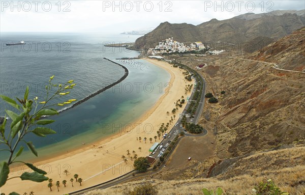 Sandy beach of Playa de las Teresitas