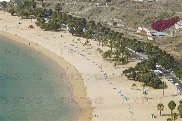 Sandy beach of Playa de las Teresitas
